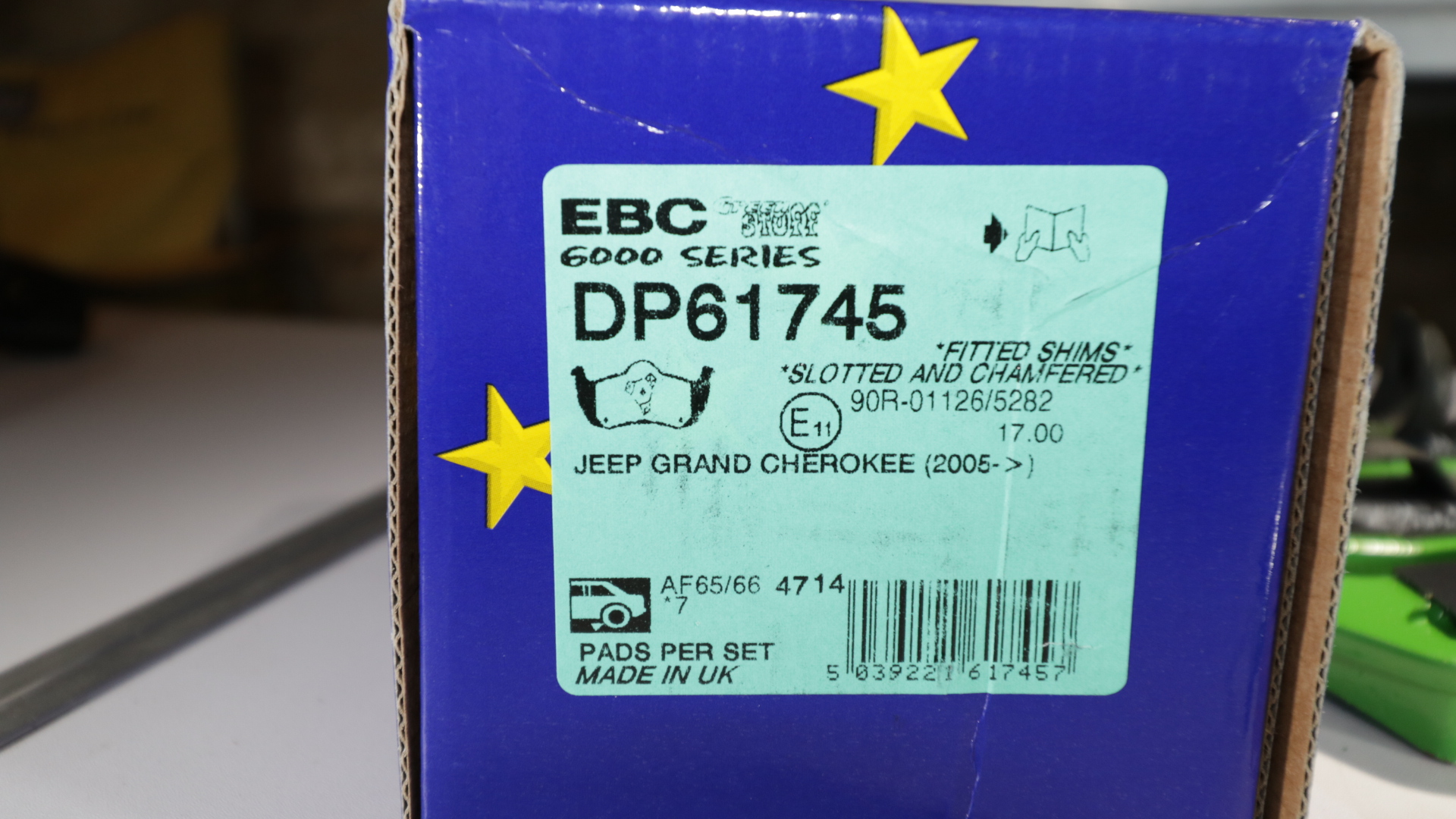EBC Yellowstuff Bremsbeläge Hinterachse Brake Pad DP4675R